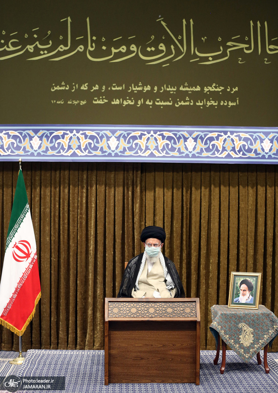 ارتباط تصویری فرمانده کل قوا با مراسم مشترک دانش‌آموختگی دانشجویان دانشگاه‌های افسری