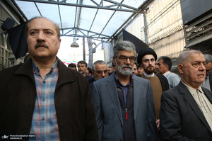 مراسم تشییع آیت الله سید مهدی امام جمارانی (ره) از حسنیه جماران-2