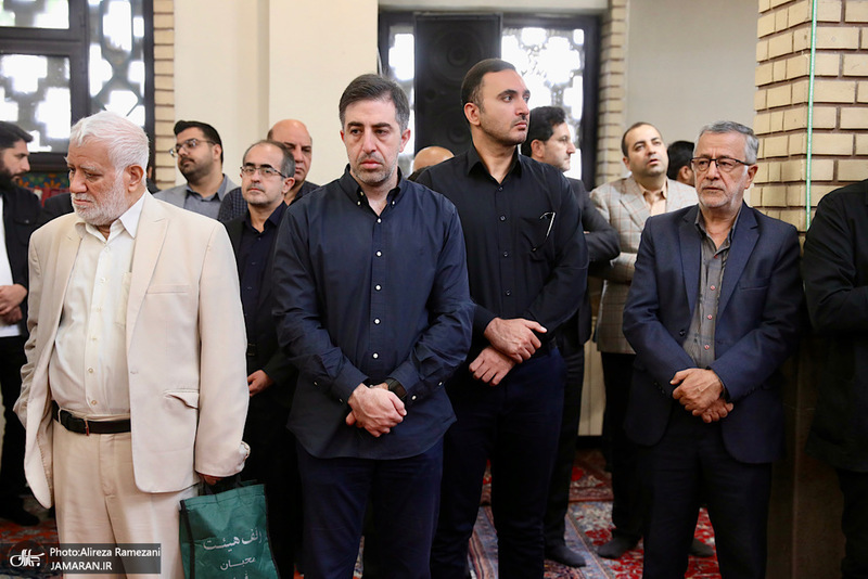 مراسم تشييع مادر غلامعلی حداد عادل