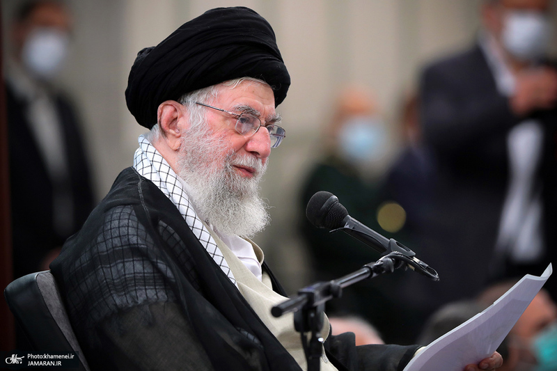 قرائت خطبه عقد خواهر شهید مدافع حرم مجید قربانخانی توسط رهبر انقلاب