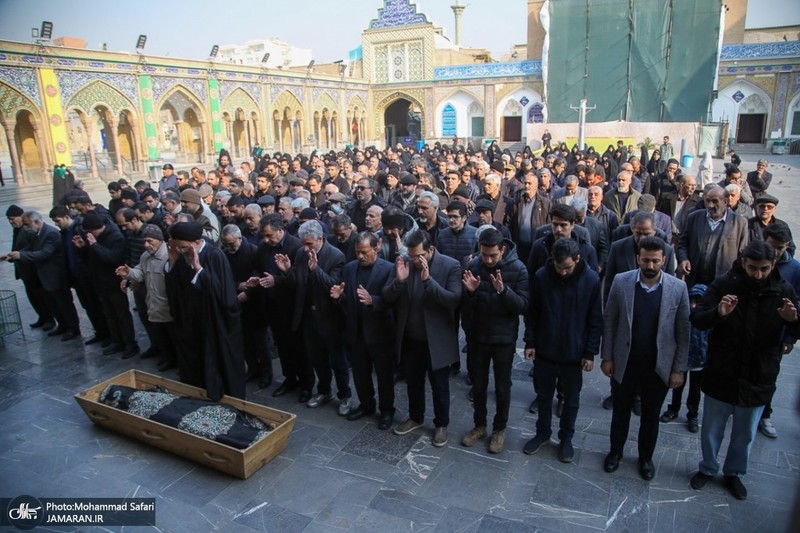 مراسم تشییع و خاکسپاری پدر دکتر جوادی یگانه