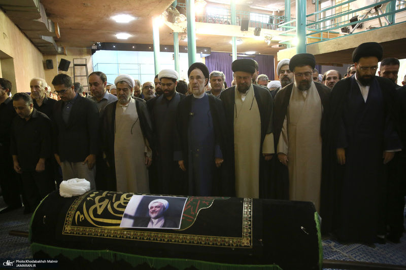 مراسم تشییع و اقامه نماز بر پیکر مرحوم جماعتی