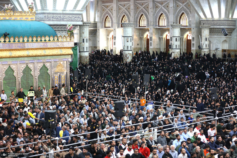 حضور شخصیت‌های سیاسی و مسئولان کشوری و لشکری در مراسم سالگرد ارتحال حضرت امام خمینی (س) -3