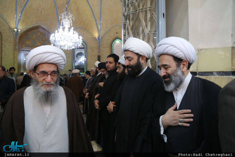  مراسم هفتمین شب ارتحال آیت الله حاج نصرالله شاه آبادی(ره) در قم 