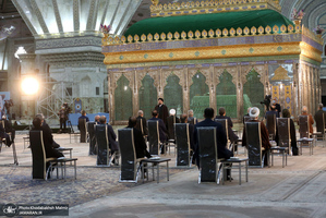 تجدید میثاق رئیس جمهور و اعضای هیأت دولت با آرمان‌های حضرت امام(س)