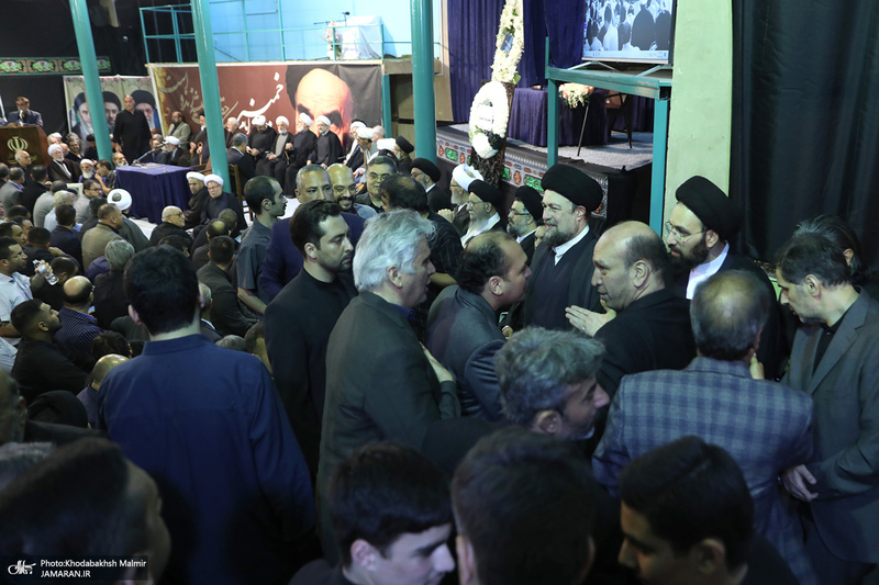 مراسم بزرگداشت همسر آیت الله موسوی بجنوردی (ره) در حسینیه شماره یک جماران-3