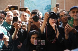 مراسم تشییع ثمینه باغچه‌بان