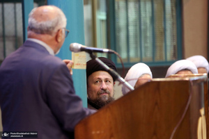 دیدار جمعی از جانبازان واقعه هفتم تیر با سید حسن خمینی