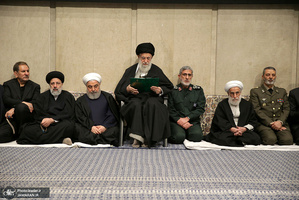 مراسم بزرگداشت شهید حاج قاسم سلیمانی و همرزمانش در حسینیه امام خمینی (ره)