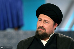 پشت صحنه برنامه تلویزیونی «صف اول» با حضور سید حسن خمینی