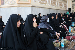 مراسم سالگرد مادر حجت الاسلام و المسلمین ساعدی در حرم امام خمینی‎ (س)