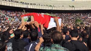 مراسم تشییع جنازه هادی نوروزی+ تصاویر