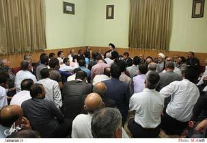 دیدار جمعی از اعضای اتحادیه انجمن های اسلامی استان گلستان با یادگار امام