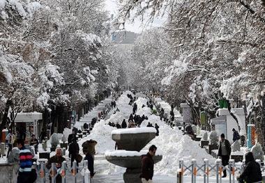 ریزش برف در همدان کاهش می یابد