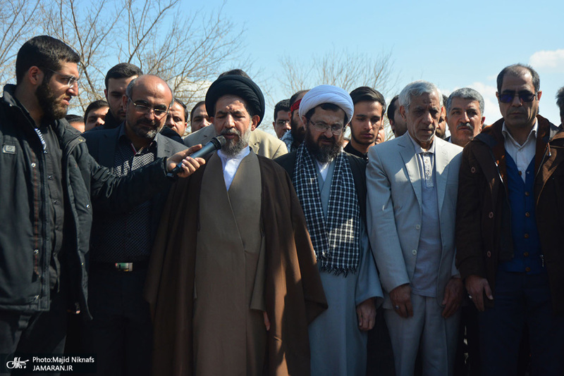 مراسم تشییع و تدفین 2 شهید گمنام در دانشگاه آزاد تهران جنوب