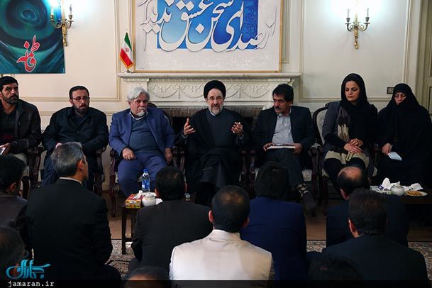 سیدمحمد خاتمی: ما جمهوری اسلامی می خواهیم که اخلاق بر آن حاکم باشد/ضرورت حضور خانم ها، معلمان و کاندیداهای شایسته در انتخابات آتی