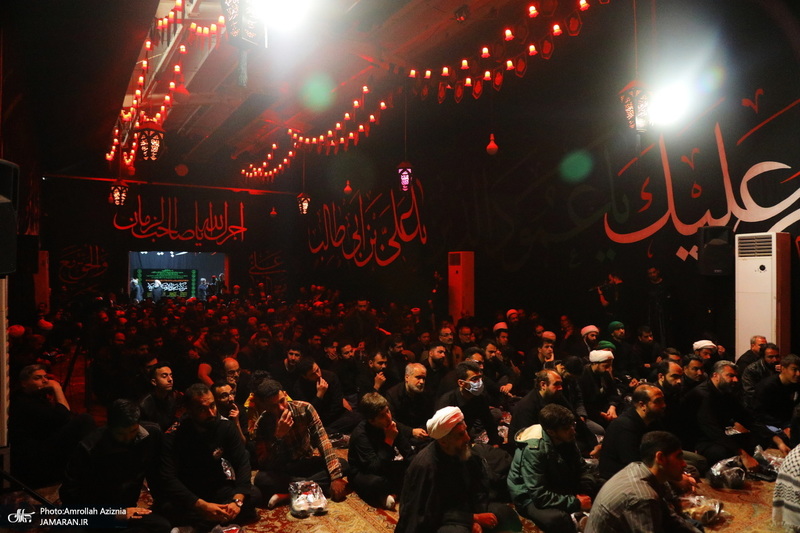 دسته عزاداری شهادت حضرت علی (ع) با حضور آیت‌الله العظمی وحید خراسانی