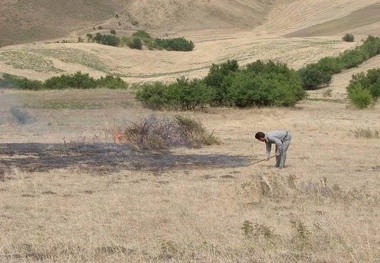 آتش سوزی در مراتع بیله سوار مهار شد