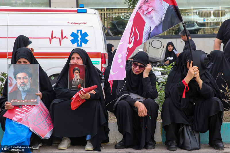 مراسم وداع با رهبر شهید انقلاب در مصلی تهران -2