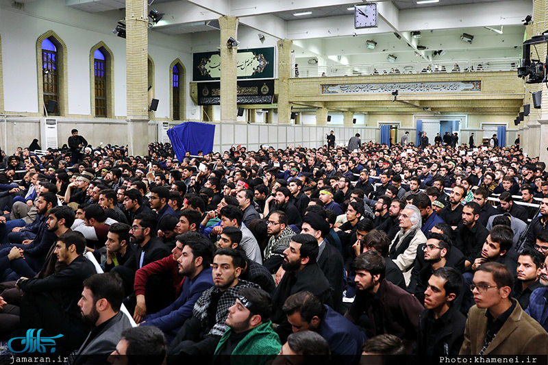 عزاداری اربعین حسینی با حضور هیئت‌های دانشجویی در حسینیه امام خمینی