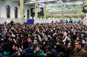 عزاداری اربعین حسینی با حضور هیئت‌های دانشجویی در حسینیه امام خمینی