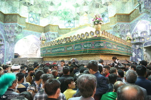 مراسم آغاز  سال 1401 در حرم کریمه اهل بیت (ع)‎