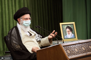 ارتباط تصویری نمایندگان مجلس شورای اسلامی با رهبر معظم انقلاب