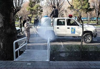 ۲۵ گروه جهادی ضدعفونی شهرستان شوش را انجام می‌دهند