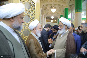 مراسم اربعین شهدای خدمت در حرم حضرت معصومه (س)