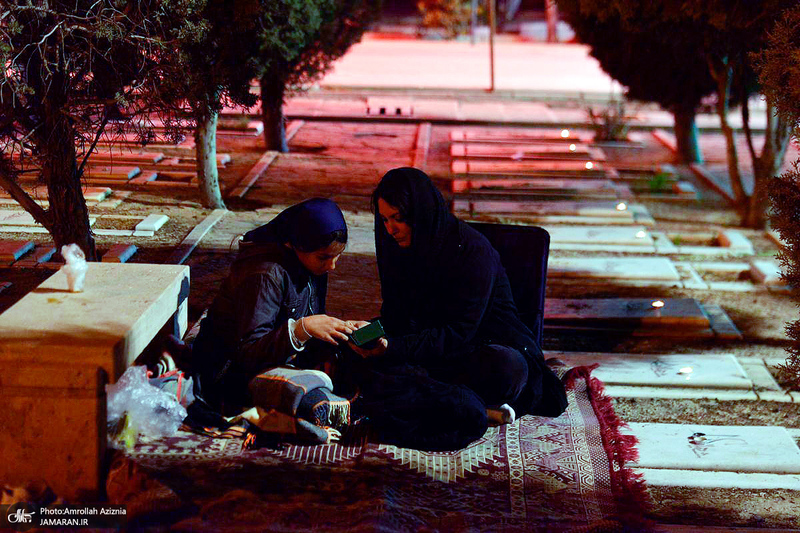 احیای شب نوزدهم ماه رمضان در گلزار شهدای بهشت زهرا (س)