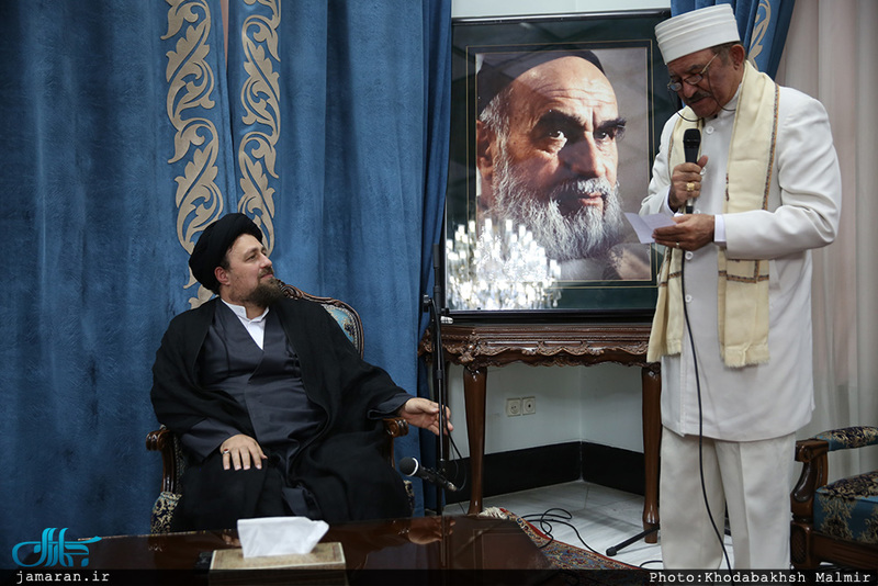 دیدار جمعی از نمایندگان ادیان الهی باسید حسن خمینی 