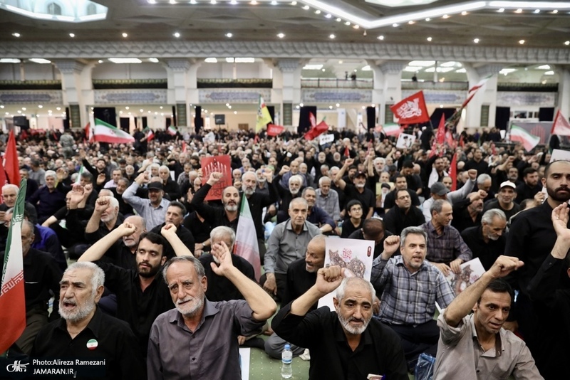 مراسم ختم رهبر شهيد در مصلی امام خمینی (ره)-2
