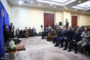 دیدار رئیس، مدیران و کارکنان ستاد اجرایی فرمان امام (ره) با سید حسن خمینی