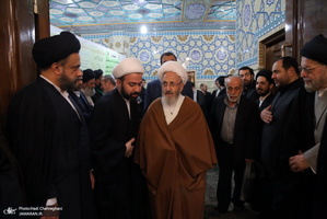 مراسم بزرگداشت آیت الله سیدجعفر خوانساری(ره) با حضور سید حسن خمینی