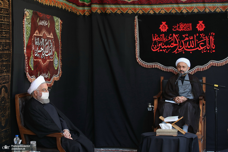 مراسم عزاداری حضرت سید الشهدا(ع) با حضور روحانی