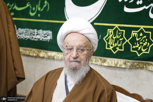 عمامه گذاری طلاب توسط مراجع عظام تقلید در روز میلاد امام علی (ع)‎