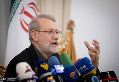 اخطار علی لاریجانی در مورد تنگه هرمز در پی ادعای رئیس جمهور فرانسه