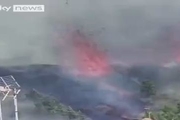  فوران آتشفشان در جزایر قناری اسپانیا