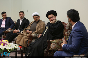 دیدارجمعی از اعضای کمیته مستقل پرثوا و پیشکسوتان با سید حسن خمینی