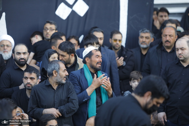 دسته عزاداری شهادت حضرت علی (ع) با حضور آیت‌الله العظمی وحید خراسانی