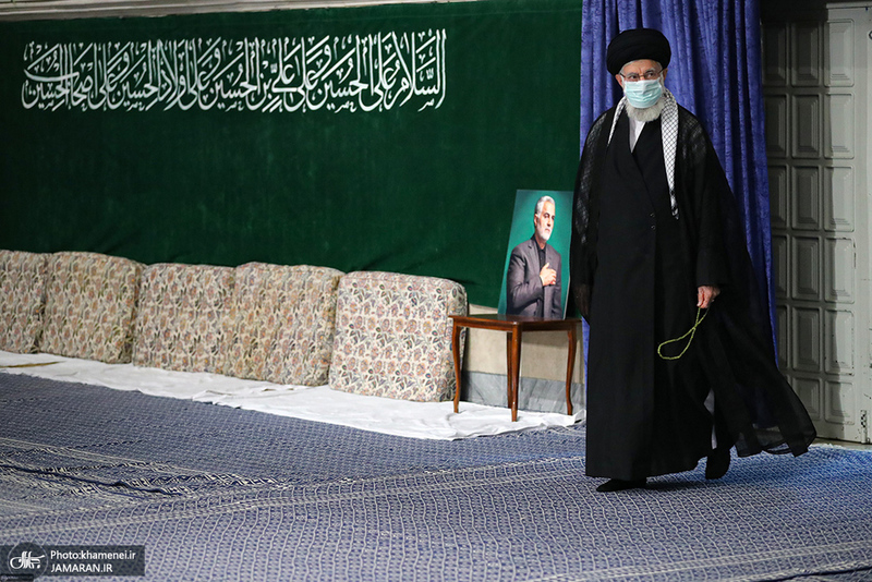 اولین شب مراسم عزاداری حضرت اباعبدالله الحسین (ع) در حسینیه امام خمینی