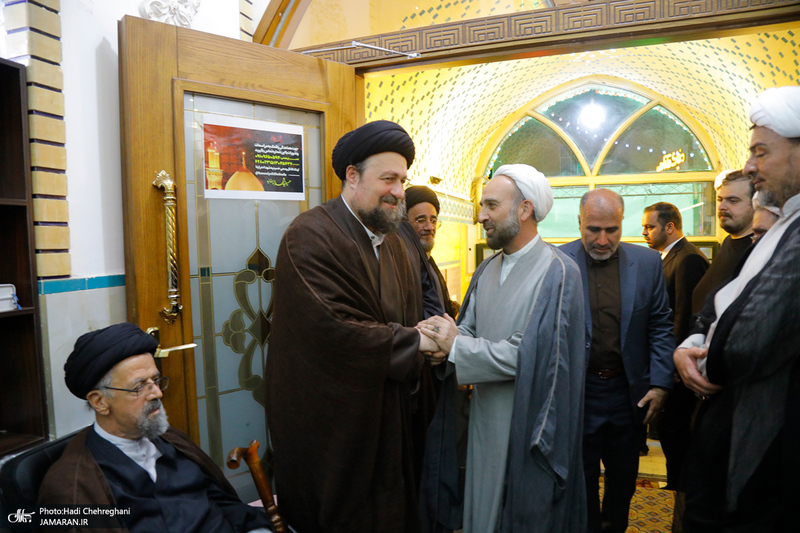 مراسم ختم همسر شهید آیت الله سید مصطفی خمینی (ره) -1