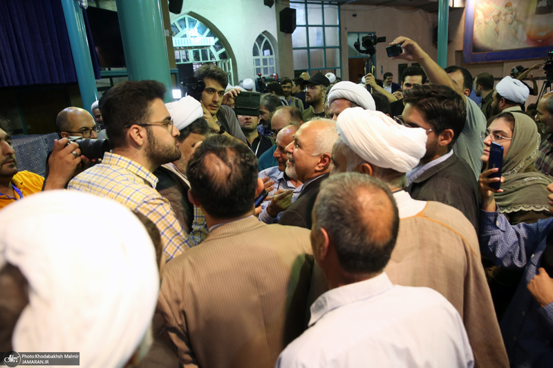 گردهمایی روحانیون حامی مسعودپزشکیان در حسینیه جماران