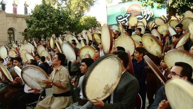 نوای عرفانی دف در سنندج طنین انداز شد