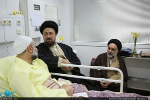 عیادت سید حسن خمینی از حجت الاسلام و المسلمین نقویان