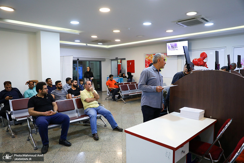 اهدای خون در شب بیست و سوم ماه مبارک رمضان