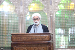 دیدار رئیس و اعضای جمعیت هلال‌احمر  با سید حسن خمینی