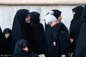 مراسم تشییع آیت الله رحمت (ره)  در حرم مطهر امام خمینی(س)