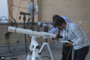 استهلال ماه شوال در رصدخانه امام علی(ع) روستای ویریج