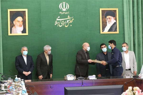 تقدیر قالیباف از مدال آوران المپیک 2020 توکیو 
